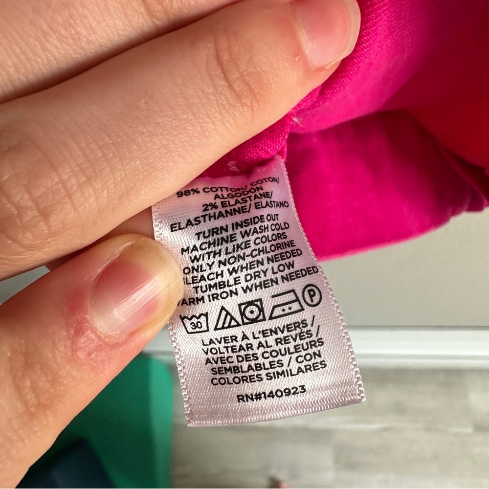 Loft Bright Pink Denim Jacket XS - Picture 5 of 11
